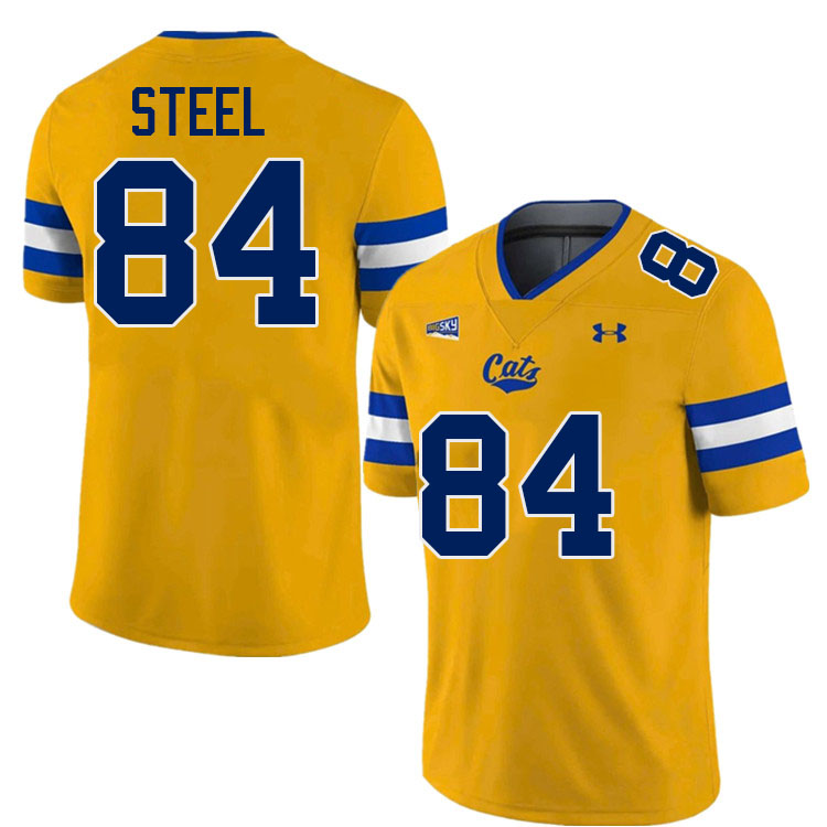 #84 Dane Steel Montana State Bobcats Jerseys Football Uniforms Stitched-Navy #84 Dane Steel Montana State Bobcats Jerseys Football Uniforms Stitched-Navy